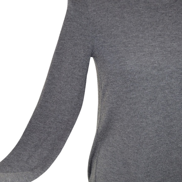 Three Dots Crew Neck Zipper Back Soft Slender Fit Long Sleeve Sweater, Small - Picture 4 of 7